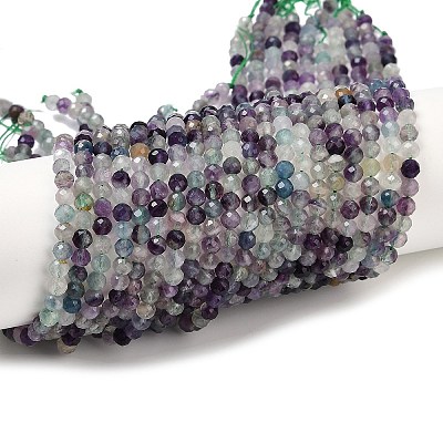 Natural Fluorite Beads Strands X-G-A252-A01-01-1