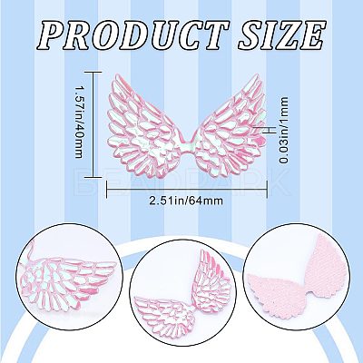 Imitation Leather Cloth Iron on/Sew on Patches DIY-WH0177-84D-1
