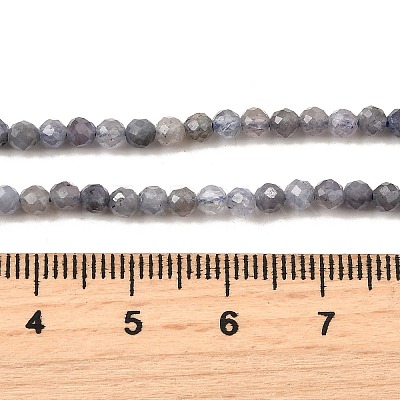Natural Tanzanite Beads Strands G-S387-A01-3mm-1