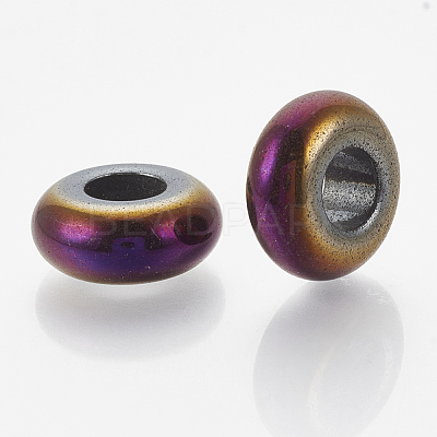 Electroplated Non-magnetic Synthetic Hematite Beads G-T094-10E-1
