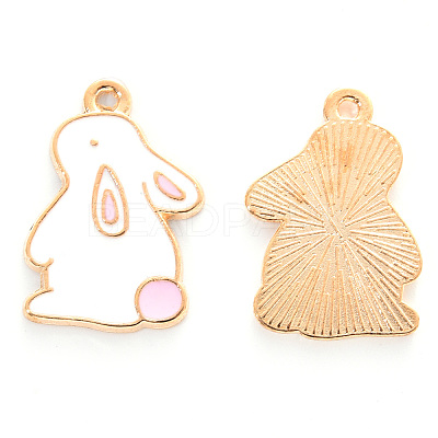 Alloy Enamel Pendants X-ENAM-R059-12-RS-1
