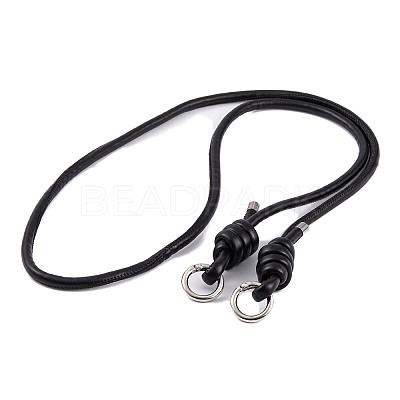 PU Leather & Alloy Phone Hand Strap Chains AJEW-H151-01H-1