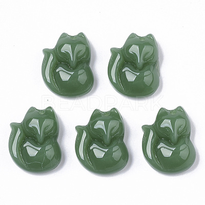 Spray Painted Glass Pendants GLAA-N035-09A-A02-1