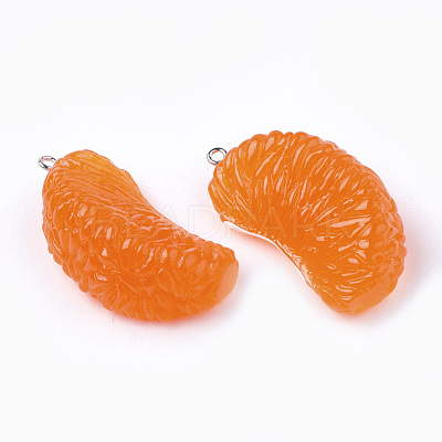 Resin Pendants RESI-T028-25A-1
