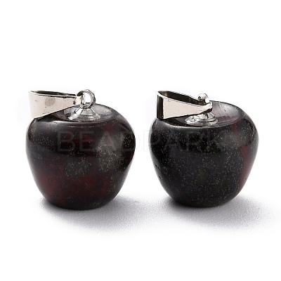 Natural Dragon Blood Pendants G-Z022-01J-1
