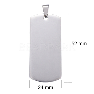 Tarnish Resistant 304 Stainless Steel Big Pendants STAS-I140-19B-S-1