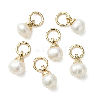 Natural Cultured Freshwater Pearl Pendants PALLOY-JF05298-02-1