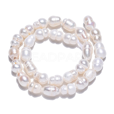 Natural Cultured Freshwater Pearl Beads Strands PEAR-N012-04R-1