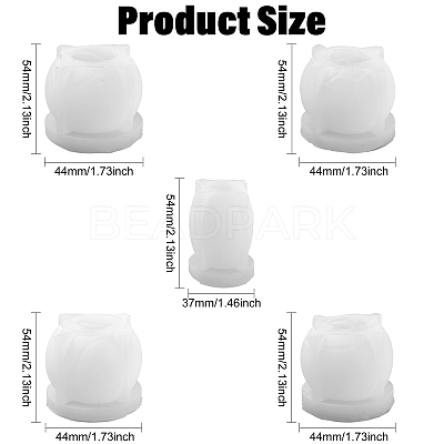 5 Pcs 5 Styles Handmade 3D Sports Ball Theme Molds ST-CJ0043-028-1