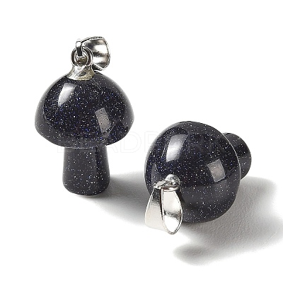 Synthetic Blue Goldstone Pendants GG-CBAA0EE-05P-23-1