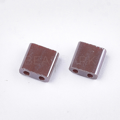 2-Hole Opaque Glass Seed Beads SEED-S023-27C-04-1