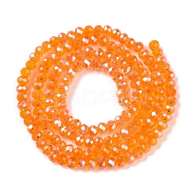 Electroplate Glass Beads Strands EGLA-A044-T2mm-A25-1
