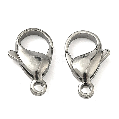Tarnish Resistant 304 Stainless Steel Lobster Claw Clasps LS-STAS-G035-G-1