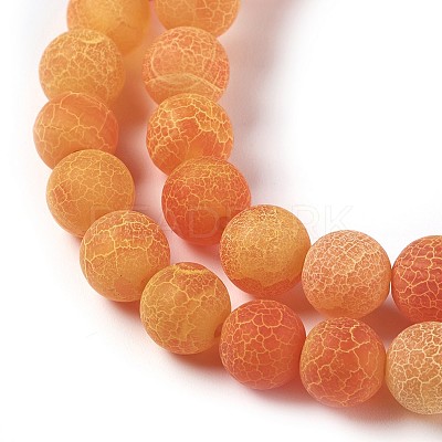 Natural Weathered Agate Beads Strands G-P414-A05-1