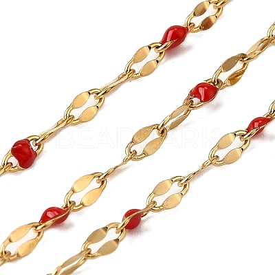 304 Stainless Steel Dapped Chains CHS-H036-01G-09-1