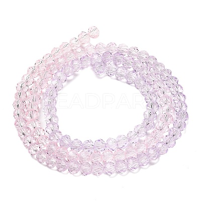 Transparent Painted Glass Beads Strands LS-DGLA-A034-T3mm-A05-1