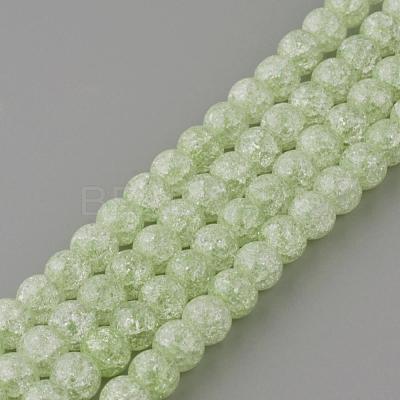 Synthetic Crackle Quartz Beads Strands GLAA-S134-6mm-08-1