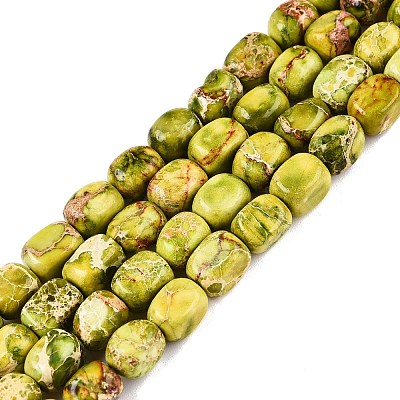 Natural Imperial Jasper Beads Strands G-N342-62J-1