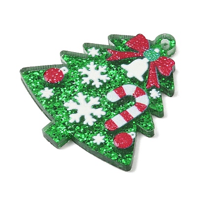 Christmas Acrylic Pendants OACR-I028-02B-1