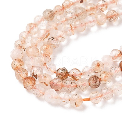 Natural Rutilated Quartz Beads Strands G-L622-C06-3mm-1