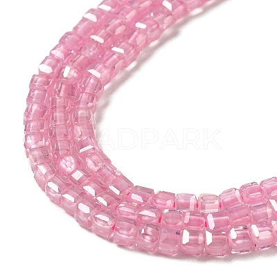 Cubic Zirconia Bead Strands ZIRC-P109-01A-04-1