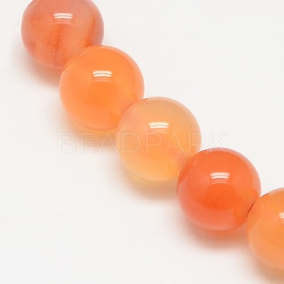 Natural Carnelian Beads Strands X-G-N0006-6mm-17-1