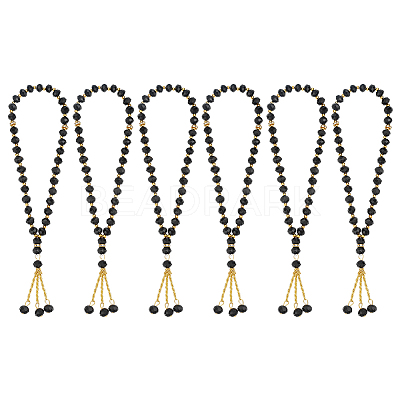 6Pcs Muslim Islamic Prayer Rosary Bracelets BJEW-PH0004-64A-1