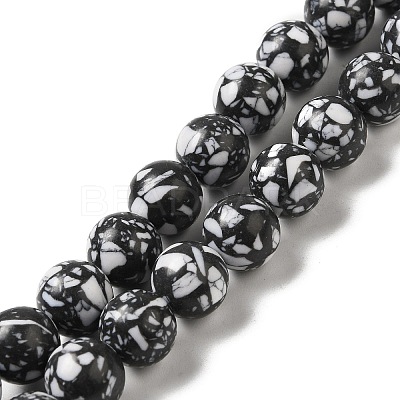 Synthetic Gemstone Dyed Beads Strands G-P507-03B-05-1
