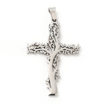 Non-Tarnish 201 Stainless Steel Pendants X-STAS-E015-13P-1