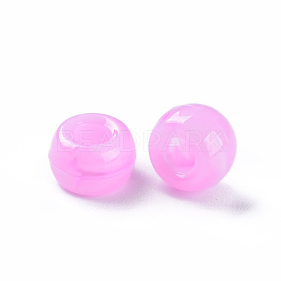 Acrylic European Beads MACR-S375-002B-03-1