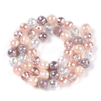 Electroplate Glass Bead Strands X-GLAA-Z006-01D-1