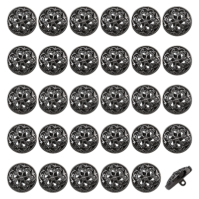 Alloy Shank Buttons FIND-WH0199-427B-1