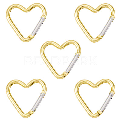 5Pcs Zinc Alloy Spring Gate Rings FIND-TA0009-73J-1