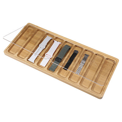 Wooden Watch with Storage Case DIY-WH0888-832-1