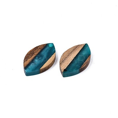 Resin & Walnut Wood Pendants RESI-S389-074-1