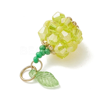 Glass Pendants PALLOY-MZ01248-03-1