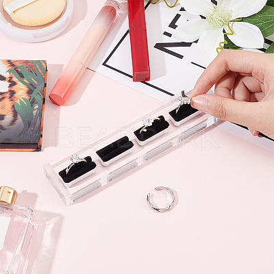 4-Slot Acrylic Finger Ring Display Rack RDIS-WH0002-11-1