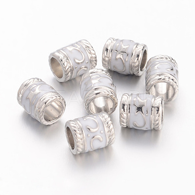 Enamel Alloy European Beads LS-EA8640-4-1