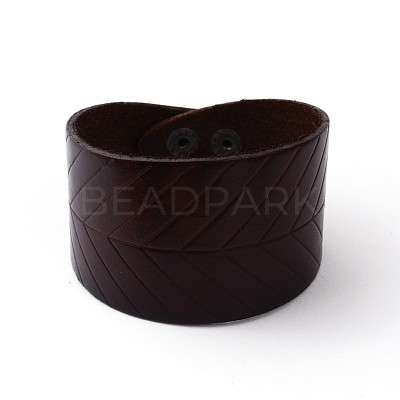 Leather Wide Bands BJEW-N269-07-1