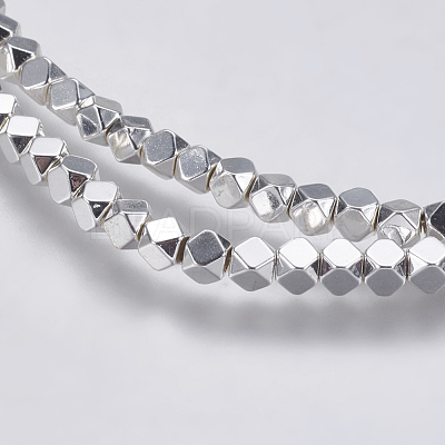Electroplate Non-magnetic Synthetic Hematite Bead Strands G-K237-08K-1