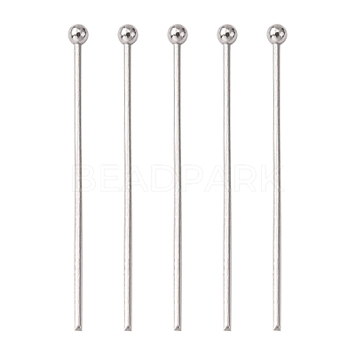 Tarnish Resistant 304 Stainless Steel Ball Head pins STAS-N017-02-30mm-1