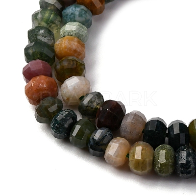 Natural Indian Agate Beads Strands G-P587-D07-01-1