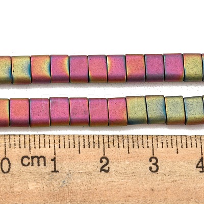 Electroplated Non-magnetic Synthetic Hematite Beads Strands G-C106-B01-01B-1