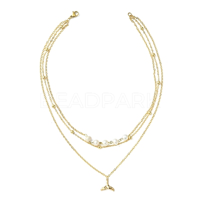 3 Layered Necklaces NJEW-JN02560-1