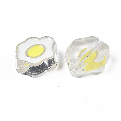 Transparent Acrylic Beads X-ACRC-S039-05F-1