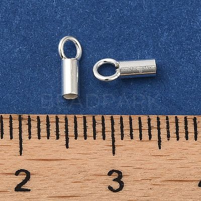 925 Sterling Silver Cord Ends STER-P055-01B-S-1