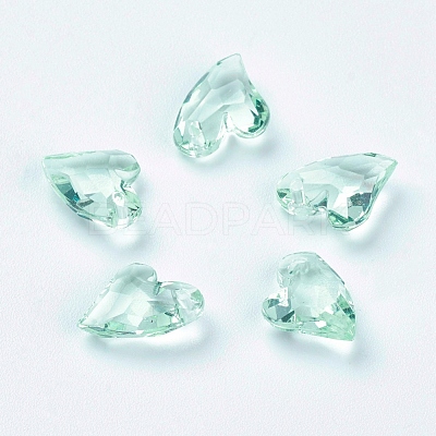 Transparent Acrylic Charms X-MACR-G055-11mm-M-1