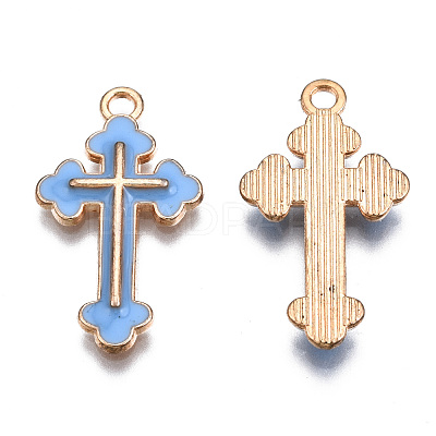 Alloy Enamel Pendants ENAM-S121-059D-1