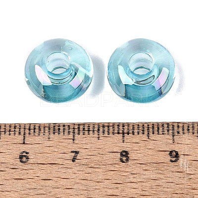 Transparent Acrylic European Beads OACR-E033-20B-1