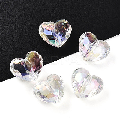 Transparent Acrylic Beads TACR-S156-015-1